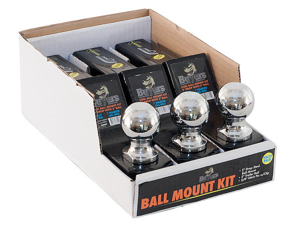 Buyers Products Ball Mount Kits for 2 Inch Receivers Min Qty of 3 Kits Model 1803318