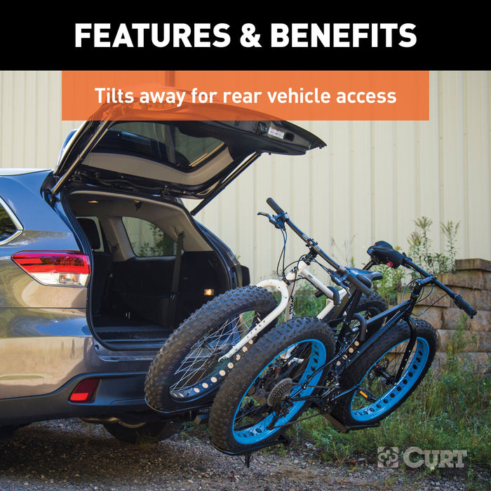 Tray style deals hitch bike rack