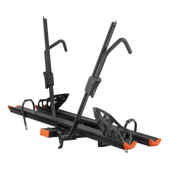 CURT Aluminum Tray-Style Platform Bike Rack Hitch Mount, Fits 2-Inch Receiver, 2 Bicycles Model 18088