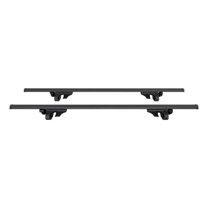 CURT Universal 53-3/8-Inch Black Aluminum Roof Rack Cross Bars, 2-Pack Model 18118