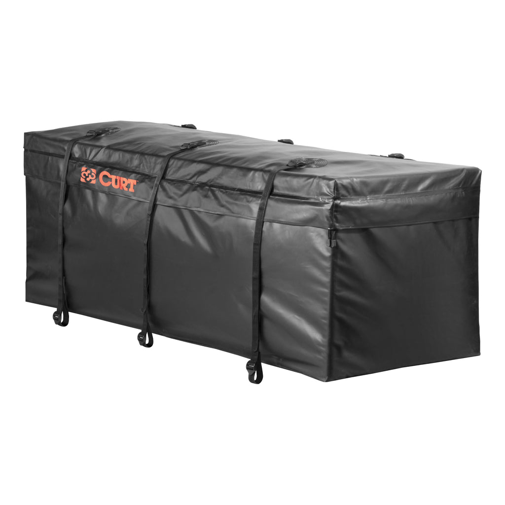 CURT 56 x 18 x 21-Inch Weather-Resistant Black Vinyl Cargo Bag for