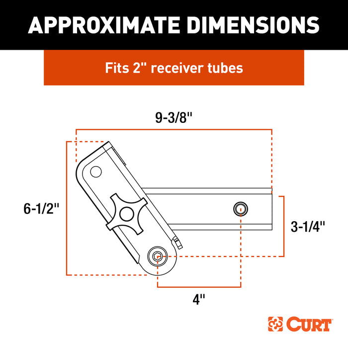 CURT ActiveLink 2" Receiver Shank Model 18402