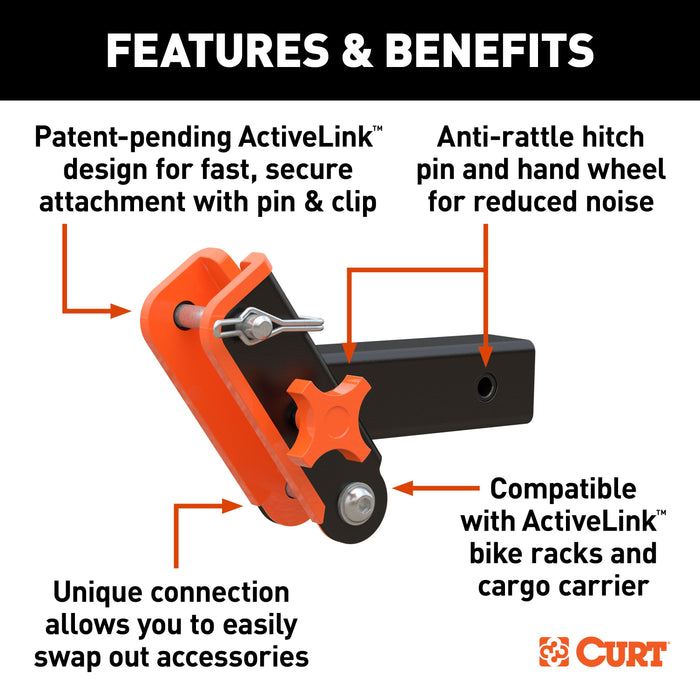 CURT ActiveLink 2" Receiver Shank Model 18402