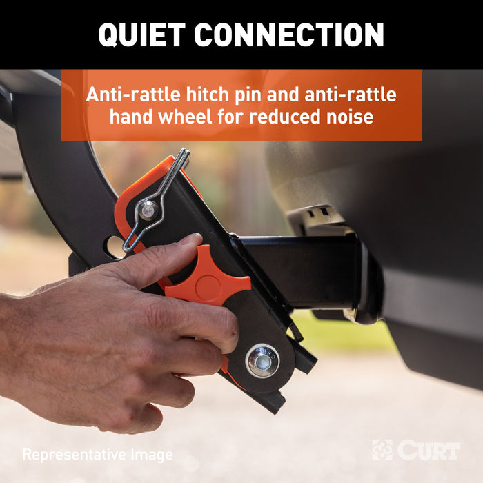 CURT ActiveLink SE Hitch-Mounted Bike Rack, 2 Bikes, 2" Shank Model 18410