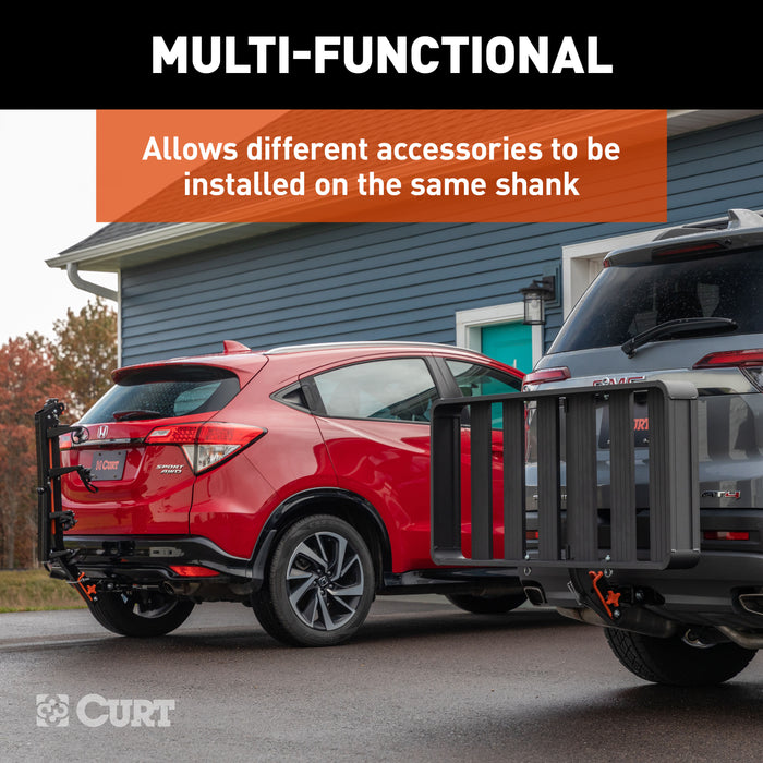 CURT ActiveLink SE Hitch-Mounted Bike Rack, 4 Bikes, 2" Shank Model 18411