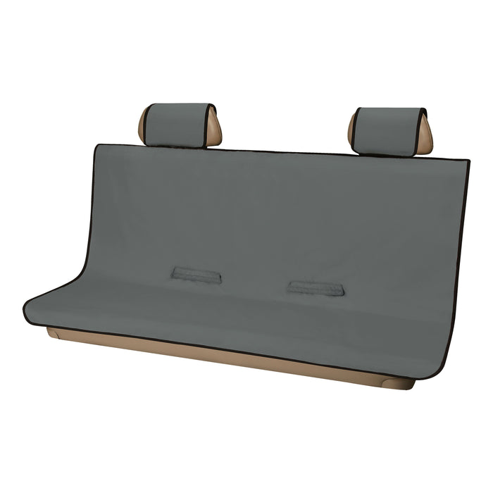 CURT Seat Defender 58-Inch x 63-Inch Grey Waterproof Universal Extra-Large Bench Truck Seat Cover Protector Model 18520
