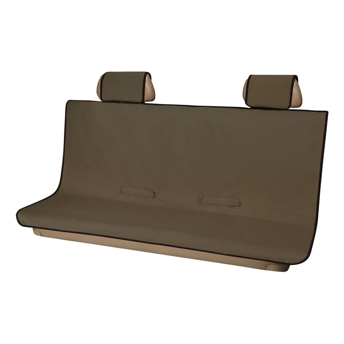 CURT Seat Defender 58-Inch x 63-Inch Brown Waterproof Universal Extra-Large Bench Truck Seat Cover Protector Model 18522
