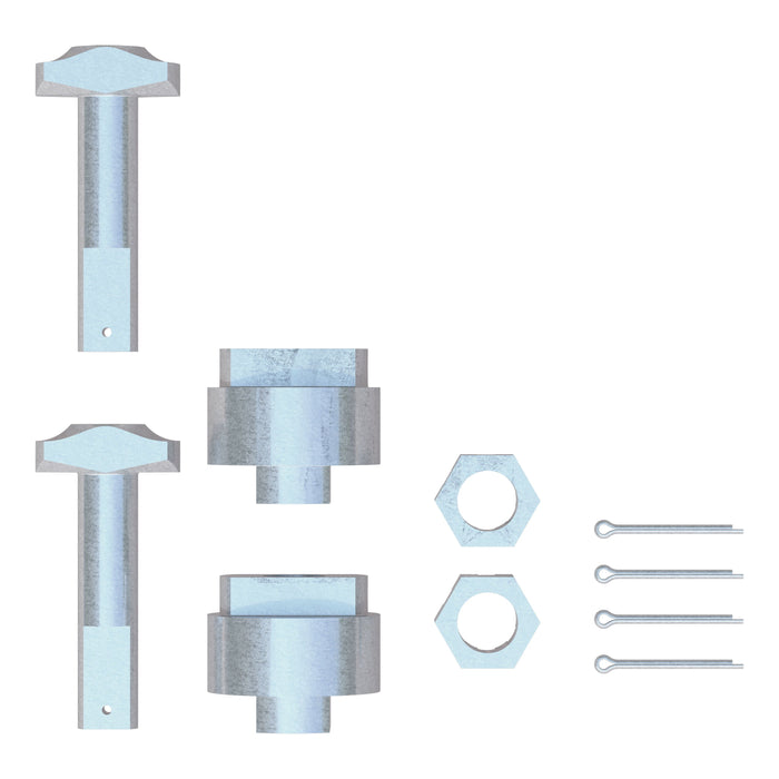 CURT Replacement 5th Wheel Puck System Anchors, Compatible with Ram, Large, Fits 16021, 16022 Model 19203