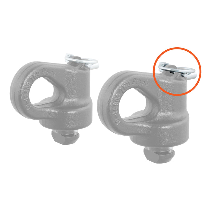 CURT Replacement Gooseneck Safety Chain Anchor Pins, Fits 60691 Model 19251