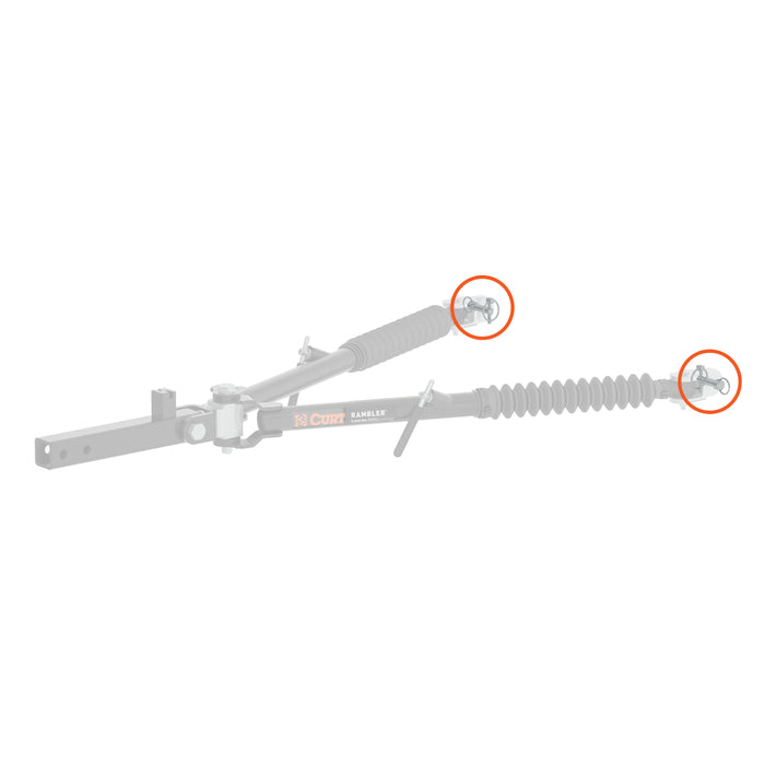 CURT Replacement Rambler Tow Bar Base Pins Model 19261