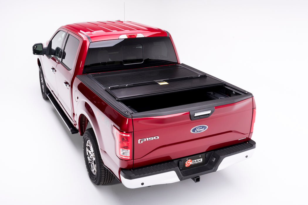 BAK BAKFlip F1 Hard Folding Truck Bed Cover - 21-24 Ford F-150 5' 7" Bed (Includes Lightning) Model 772439