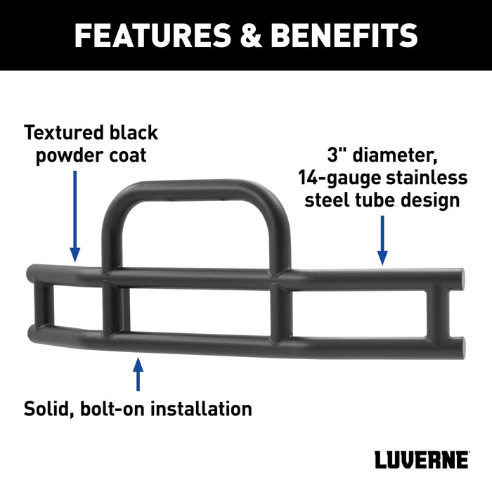 Luverne Tuff Guard Black Stainless Van Grille Guard Select Sprinter 2500 3500 Model 205530-205930