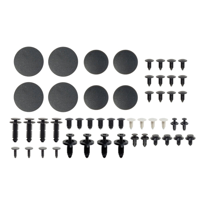CURT Assorted Automotive Trim Panel Retainers & Frame Hole Plugs, 50 Pieces Model 22322