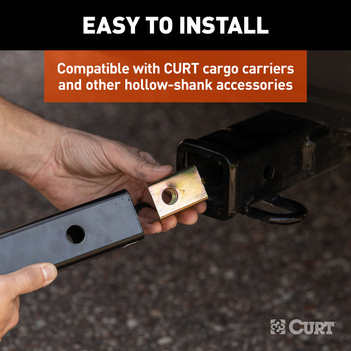 CURT Anti-Rattle Hitch Pin Shim Device, Fits 2-Inch Receiver, 5/8-In Hole Model 22323