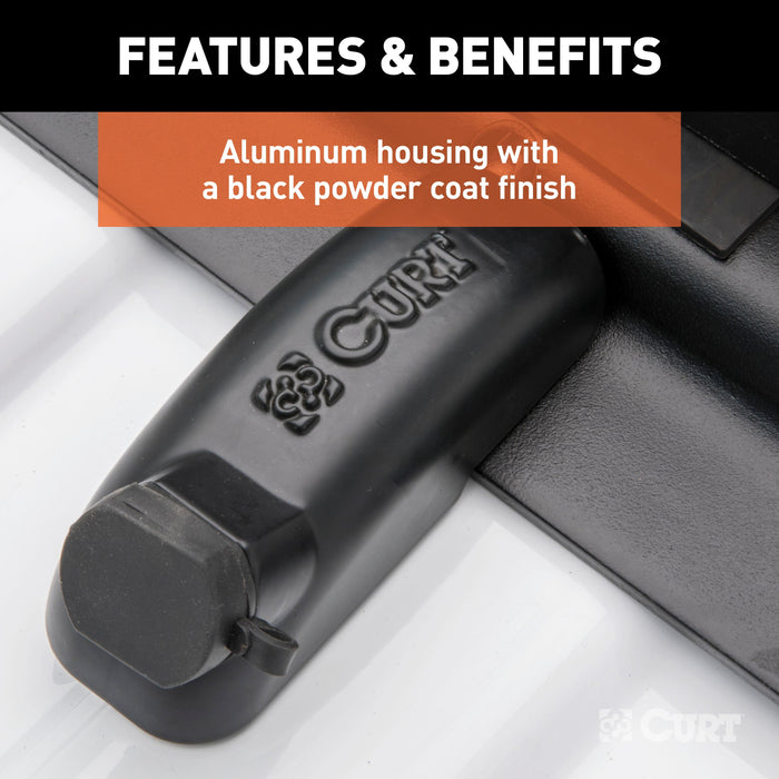 CURT 5th Wheel Base Rail Lock, 1/2-Inch Pin Diameter, Fits All Industry-Standard Rails Model 23256