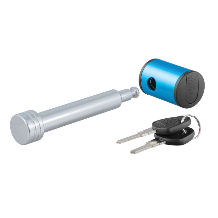 CURT Right-Angle Trailer Hitch Lock, 5/8-Inch Pin Diameter, Fits 2 or 2-1/2-Inch Receiver Model 23504