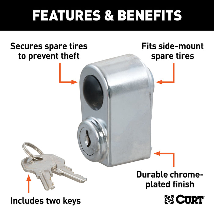 CURT Spare Tire Lock Model 23562