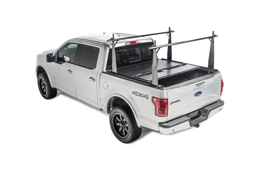 BAK BAKFlip CS Hard Folding Truck Bed Cover/Integrated Rack System - Rails Mounted Low Enough To Use Standard C Clamps - 2004-2012 Chevy Colorado/GMC Canyon 5' Bed Model 26106BT