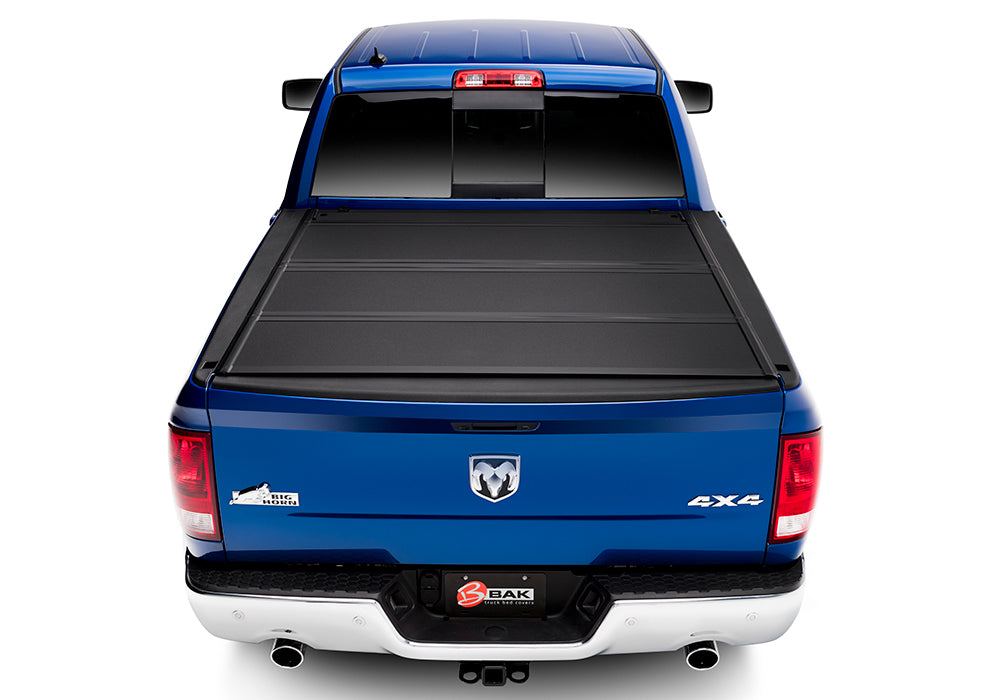 BAK BAKFlip MX4 Hard Folding Truck Bed Cover - Matte Finish - 2002-2018 (2019-2023 Classic) Ram 1500/2003-2023 2500/3500 8' Bed without RamBox Model 448204