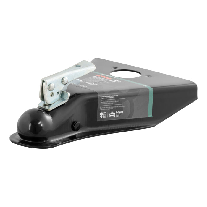 CURT Black A-Frame Trailer Coupler, 2-Inch Hitch Ball, 5,000 lbs Model 25210