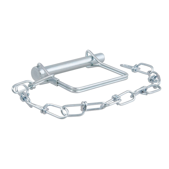 CURT Trailer Coupler Pin with 12-Inch Chain, 3/8-Inch Diameter x 2-3/4-Inch Long Model 28001