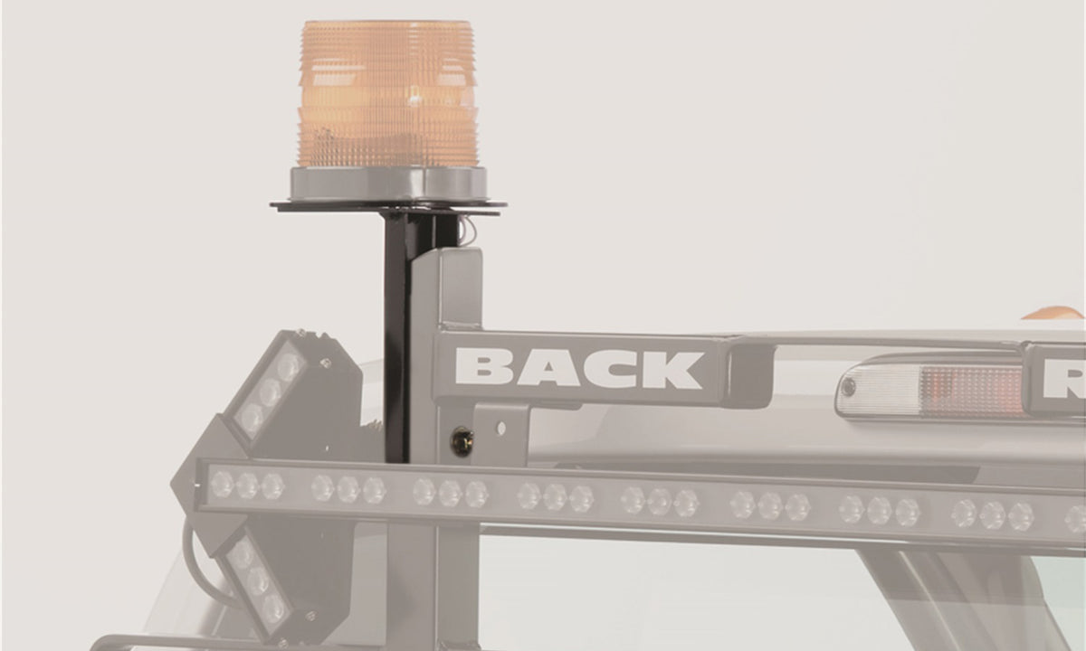 Back Rack Light Bracket BACKRACK Utility Light Bracket; Universal; 6.5 In. Base, Drivers Side ...