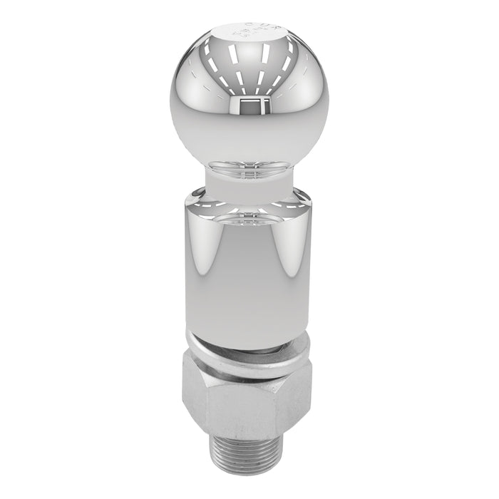 CURT Chrome Trailer Hitch Ball, 10,000 lbs, 2-Inch Rise, 2-5/16-Inch Diameter, 1-1/4 x 2-5/8-Inch Shank Model 40036