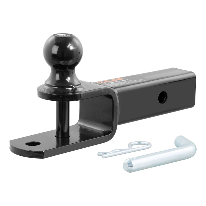 CURT 3-in-1 ATV Trailer Hitch Mount, 1-7/8-Inch Ball, Clevis Pin, 5/8-Inch Hole, Fits 2-Inch Receiver Model 45005