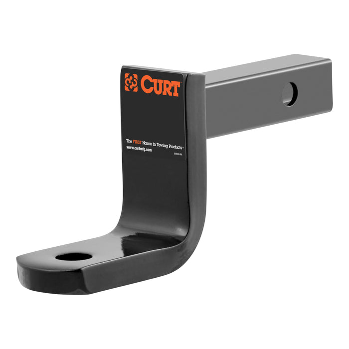 CURT Class 1 Trailer Hitch Ball Mount, Fits 1-1/4-Inch Receiver, 2,000 lbs, 3/4-Inch Hole, 3-1/4-Inch Drop, 2-5/8-Inch Rise Model 45027