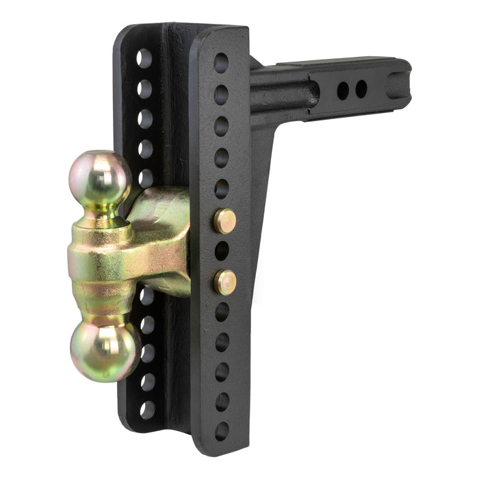 CURT Adjustable Trailer Hitch Ball Mount, 2-Inch Receiver, 10-1/8-Inch Drop, 2 and 2-5/16-Inch Balls, 14,000 lbs Model 45926