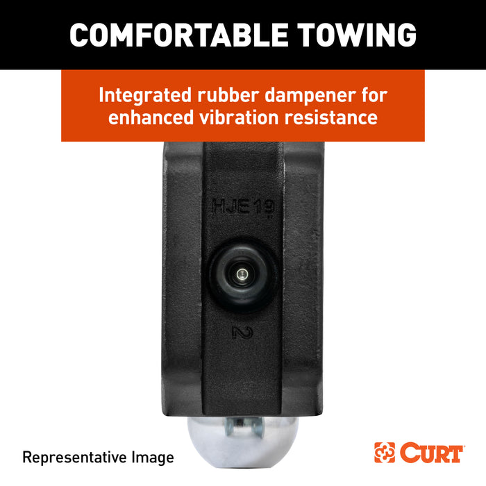 CURT HD Dual Ball Attachment for Weight Distribution Shank, 2 and 2-5/16-Inch, Up to 20,000 lbs Model 45934