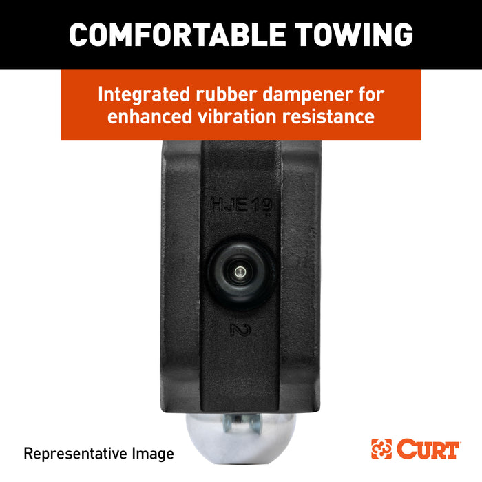 CURT HD Adjustable Hitch Ball Mount with Dual Ball, 2-1/2" Shank, Up to 20,000 lbs Model 45937