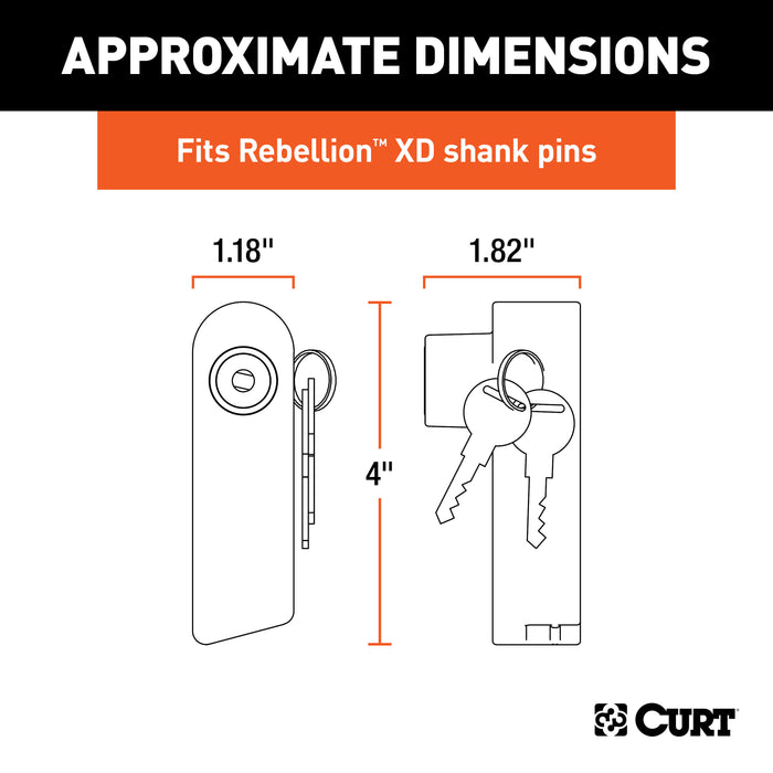 CURT Rebellion XD Tongue Lock Model 45938