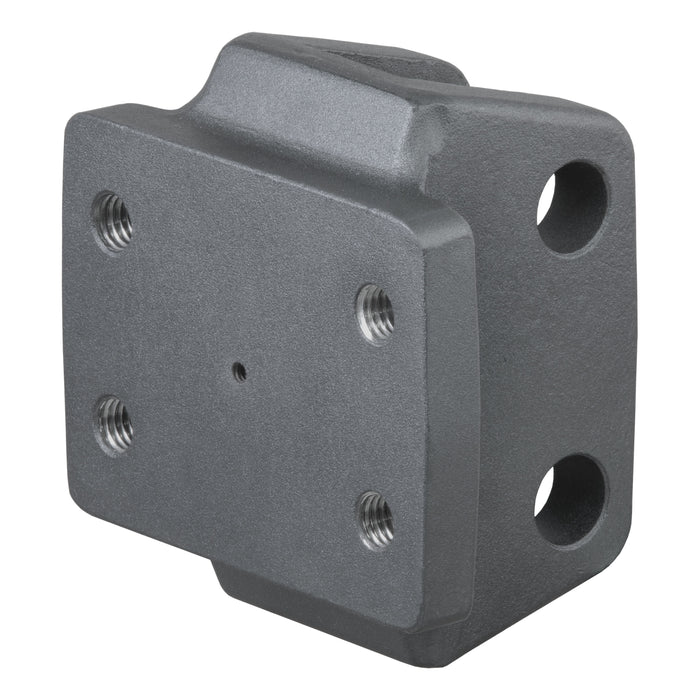 CURT Rebellion XD Adjustable Cushion Hitch Pintle Mount Plate Attachment, Shank Required Model 45950