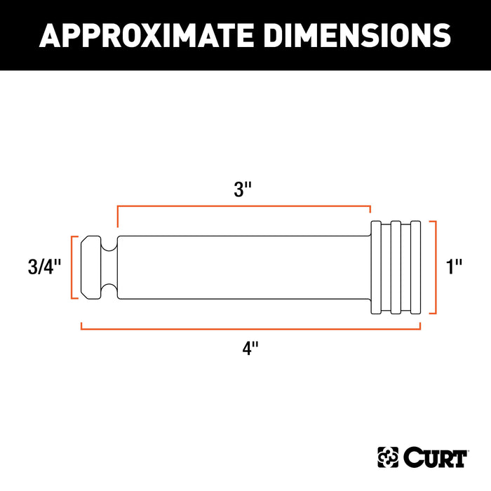 CURT Replacement Rebellion XD Accessory Mount Pins Model 45959