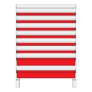 CTech Duramag Service Body Drawer Unit 24w x 30h x 17d 480203