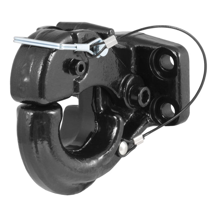 CURT Pintle Hook Hitch 20,000 lbs, Fits 2-1/2 to 3-Inch Lunette Ring, Mount Required Model 48210
