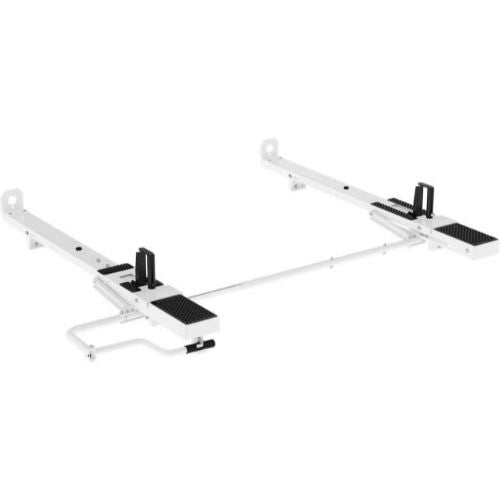 Holman HD Aluminum Ladder Rack Kit Drop Down Clamp & Lock Combo 6.5' Most Commercial Caps Model 4C6ACD