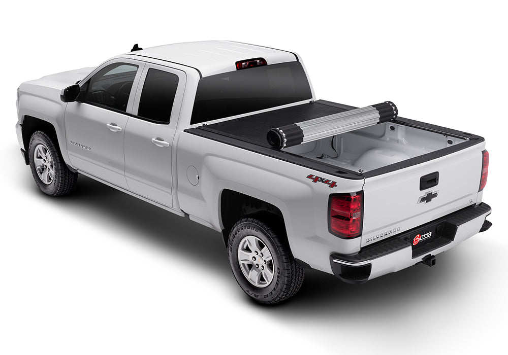 BAK Revolver X2 Hard Rolling Truck Bed Cover - Rails Mounted Low Enough To Use Standard C Clamps - 2004-2013 Chevy Silverado/GMC Sierra 5' 9" Bed Model 39100