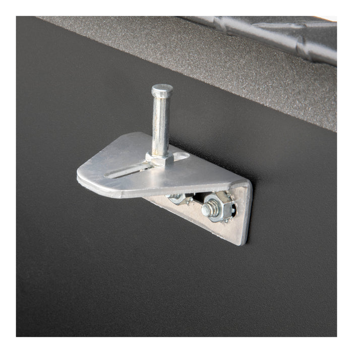 UWS Matte Black Aluminum UTV Side Tool Box - Polaris Ranger Model UTV-SM33-MB