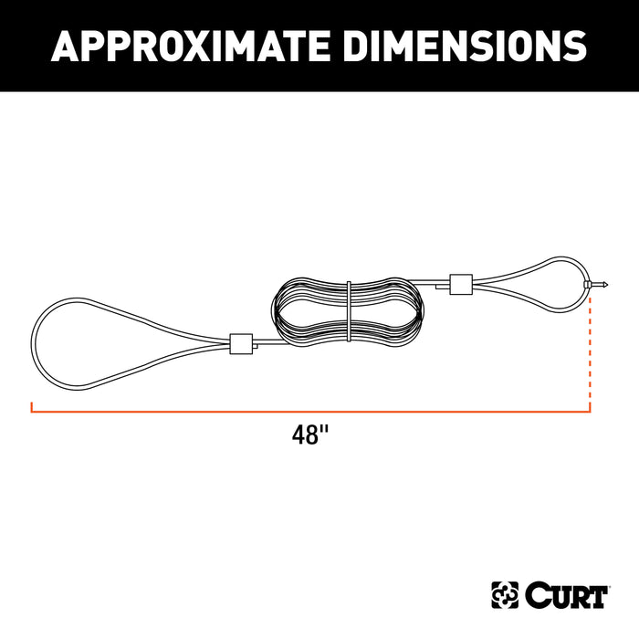 CURT Replacement Trailer Breakaway Switch Lanyard Model 52021