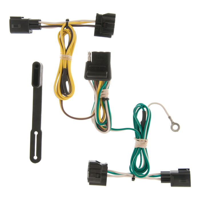CURT Vehicle-Side Custom 4-Pin Trailer Wiring Harness, Fits Select Jeep Wrangler TJ Model 55363