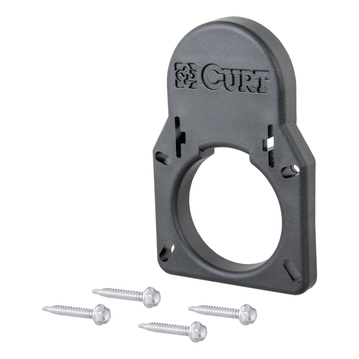 CURT Truck Bed 7-Way Opening Cover Plate, Compatible with Chevrolet, GMC Model 55417