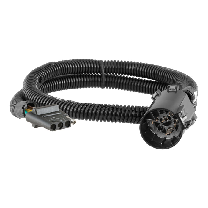 CURT Replacement Vehicle-Side 4-Pin Connector, Factory Tow Package and USCAR Socket Required Model 55515