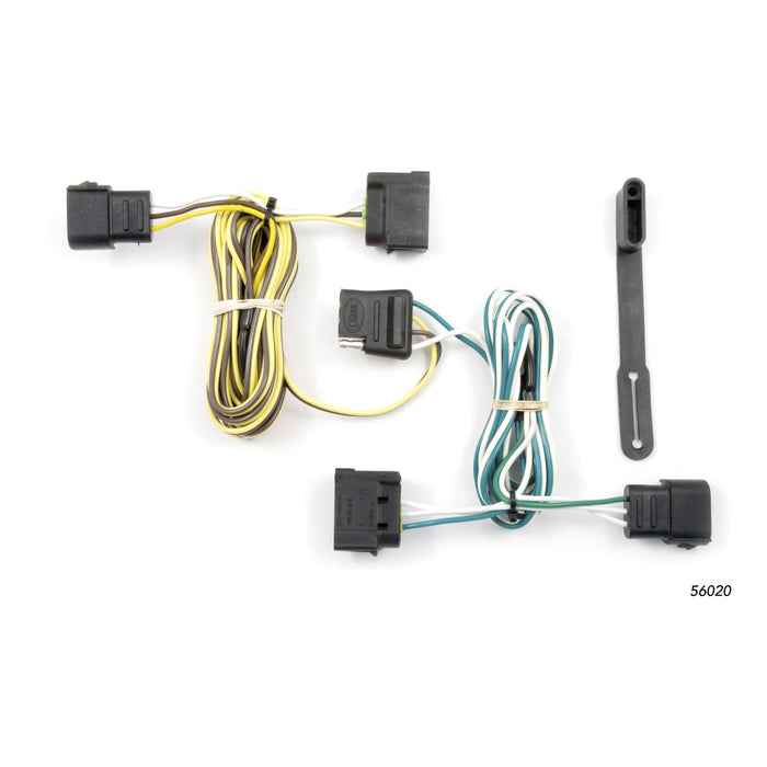 CURT Vehicle-Side Custom 4-Pin Trailer Wiring Harness, Fits Select Ford E-150, E-250, E-350 Super Duty Model 56020