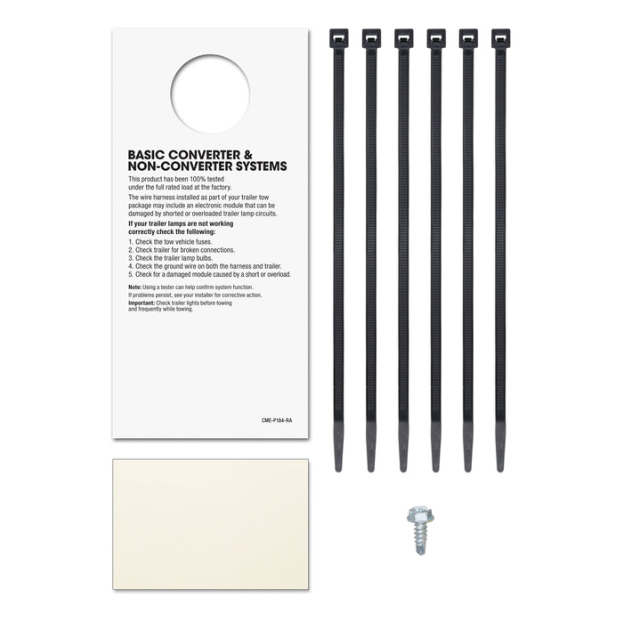 CURT Vehicle-Side Custom 4-Pin Trailer Wiring Harness, Fits Select Ford Explorer Model 56172