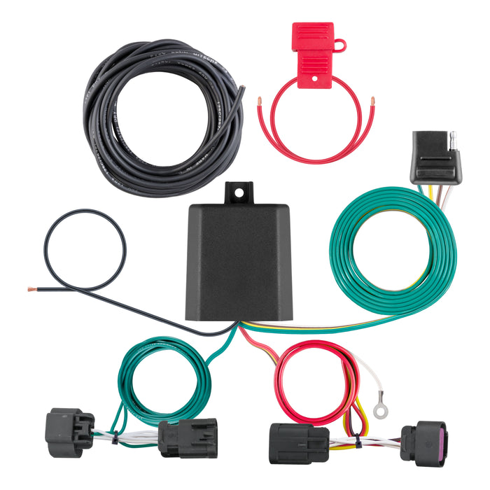 CURT Vehicle-Side Custom 4-Pin Trailer Wiring Harness, Fits Select Ram ProMaster 1500, 2500, 3500 Model 56478