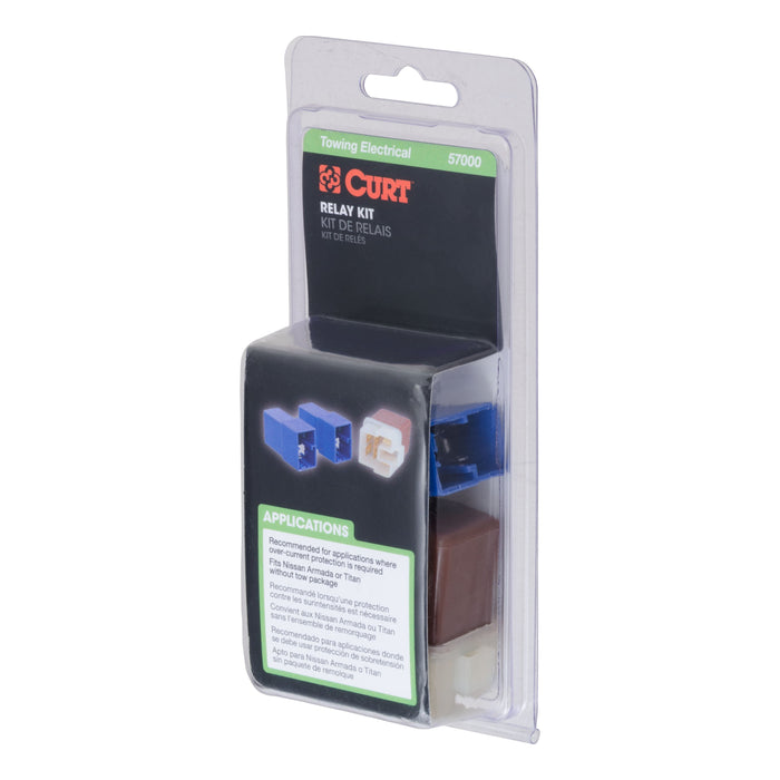 CURT Relay Kit for Nissan Armada, Titan Model 57000