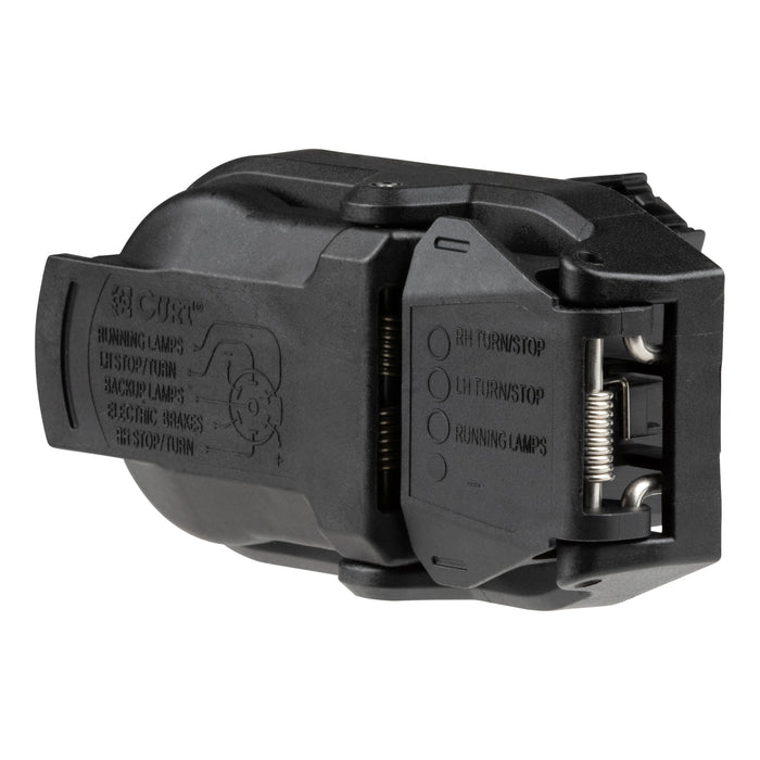 CURT OEM Replacement Dual-Output Vehicle-Side 7-Pin, 4-Pin Connectors, Factory Tow Package and USCAR Socket Required Model 57015