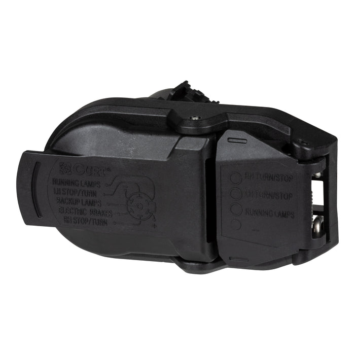CURT OEM Replacement Dual-Output Vehicle-Side 7-Pin, 4-Pin Connectors, Factory Tow Package and USCAR Socket Required, Packaged Model 57020
